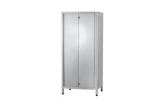 Шкаф кухонный ШЗКп - 1500x500x1800 Profi Ral, двери-купе, полки сплошн. 3 шт., цинк, без к-та замков