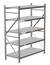 Стеллаж Longspan 3 2000х900х400, 5 ярусов, оц.
