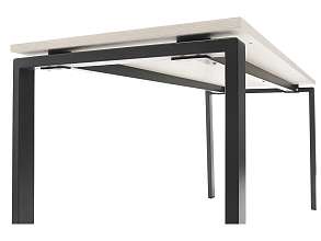 Стол NT 140X70 темный орех/антрацит