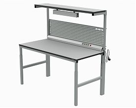 Рабочее место в комплектации 1000х600 мм 41.БК2 ESD (RAL7012)