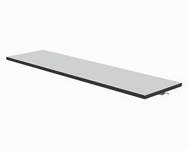 Нижняя полка для оборудования 1200х400 мм ESD (RAL7035)