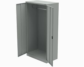 Шкаф для одежды 1950x1000x550 мм ESD (RAL7035)