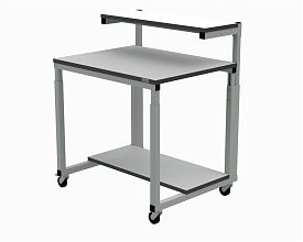 Стол компьютерный 900х700 мм (RAL7035)